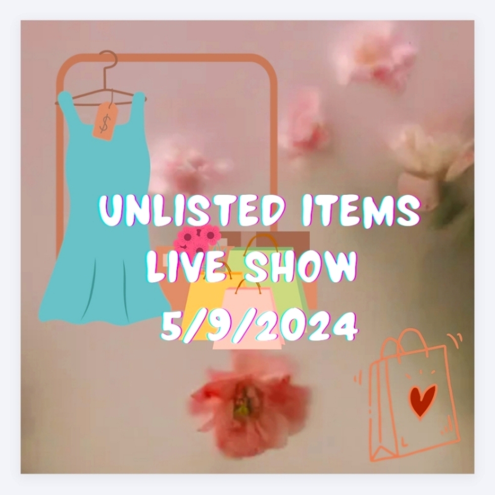 #70-100 UNLISTED ITEMS LIVE SHOW 5/9/2024
